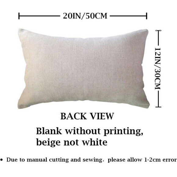 Fall Throw Pillow Cover Pumpkin Farmhouse Decorative hello pumpkin 12x20 NEW! - Picture 2 of 6